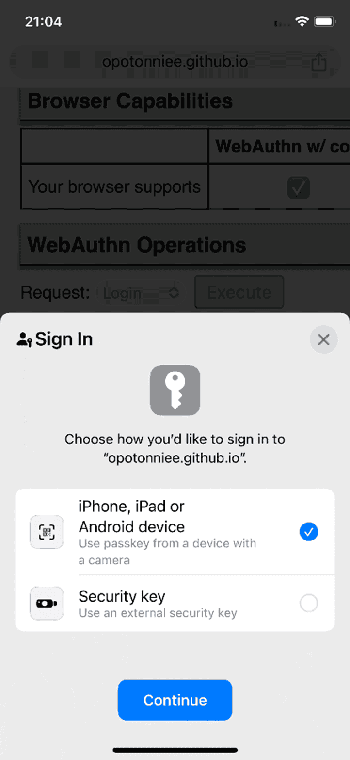 iOS Chrome No Transports