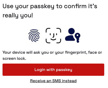 passkey second factor