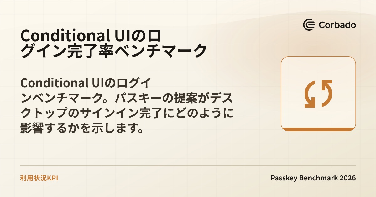 Conditional UIのログイン完了率ベンチマーク