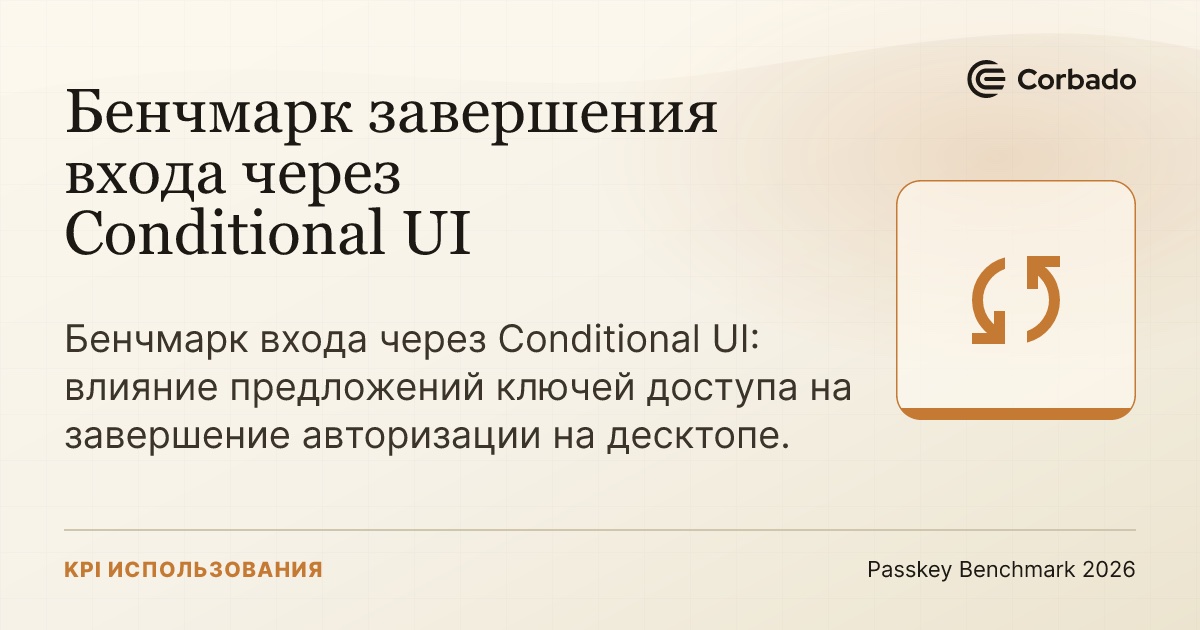 Бенчмарк завершения входа через Conditional UI
