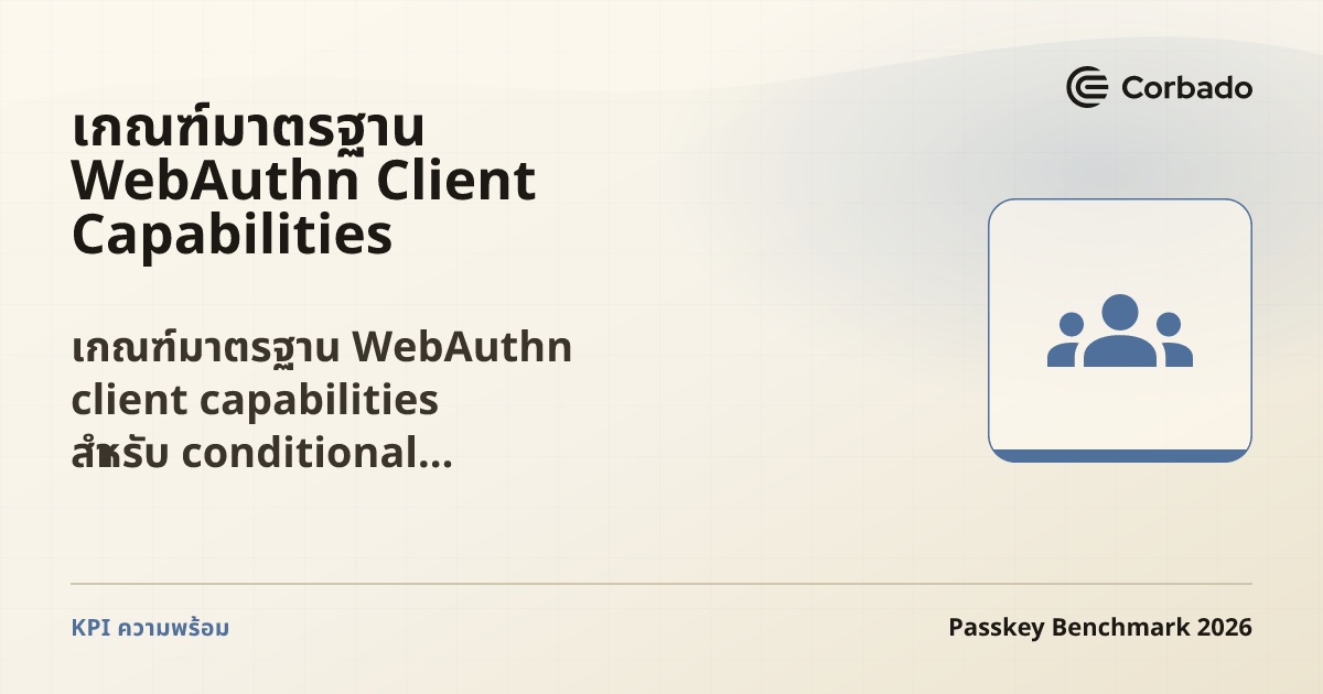 เกณฑ์มาตรฐาน WebAuthn Client Capabilities